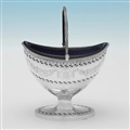 Neoclassical Sterling Silver Sugar Basket