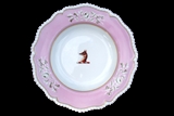 Worcester Armorial Plate FOX crest