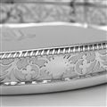 Victorian silver gallery tray
