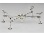 A George III Bead Edge Dish Cross