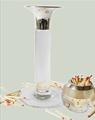 Sterling Silver and Glass Candlestick