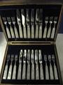 Pearl Handled Fruit / Dessert / Cheese Set In Original Case