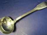 Antique English Fiddle Thread Gravy Laddle