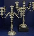 5 Light Sterling Silver Candelabra - Victoria Pattern