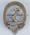 Scottish silver Grieve of Roxborough clan badge.