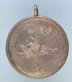 Charles II rare silver Restoration medal