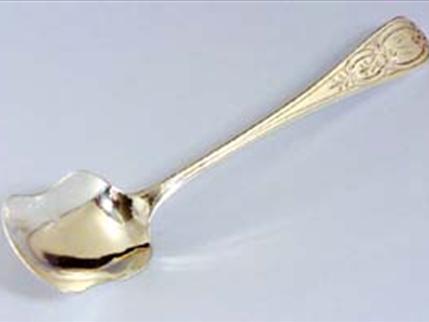 Newcastle sterling silver sugar spoon