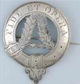 Victorian Scottish clan badge with McArther crest