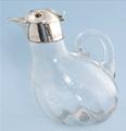 Victorian novelty claret jug in the form of a Coote
