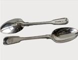 7 fiddle thread dessert spoons