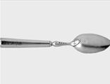 A campaign dessert spoon