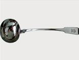 A fiddle pattern soup ladle