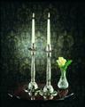 Silver candlesticks