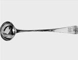 An old english condiment ladle