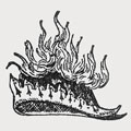 Munsell family crest, coat of arms