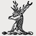 Popham family crest, coat of arms