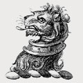Brockett family crest, coat of arms