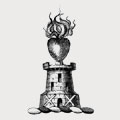 Hart family crest, coat of arms