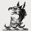 Ward family crest, coat of arms