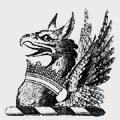 Dugdale family crest, coat of arms