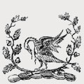 Daniell family crest, coat of arms