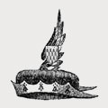 Doughty family crest, coat of arms