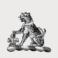 Potts-Chatto family crest, coat of arms