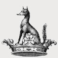 Fox family crest, coat of arms