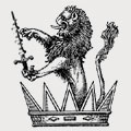 Van Koughnet family crest, coat of arms