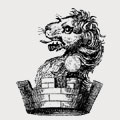 Leigh-Bennett family crest, coat of arms