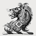 Dandridge family crest, coat of arms
