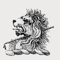 Erle family crest, coat of arms