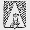 Du Pffefel family crest, coat of arms
