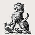 Lench family crest, coat of arms