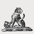 Heberden family crest, coat of arms