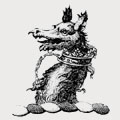 Fryton family crest, coat of arms