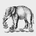 Moulson family crest, coat of arms