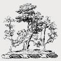 Massey family crest, coat of arms