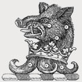 Goodhall family crest, coat of arms
