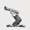 Bushnan family crest, coat of arms