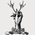 Horne family crest, coat of arms