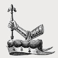 Cumming-Bruce family crest, coat of arms