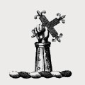 Mayne family crest, coat of arms