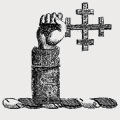 Mayne family crest, coat of arms