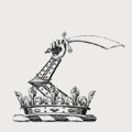 Moreau family crest, coat of arms
