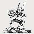 Dyne family crest, coat of arms