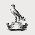 Nutcombe family crest, coat of arms