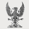 De La Pryme family crest, coat of arms