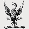 Loudoun family crest, coat of arms