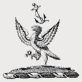Eglin family crest, coat of arms